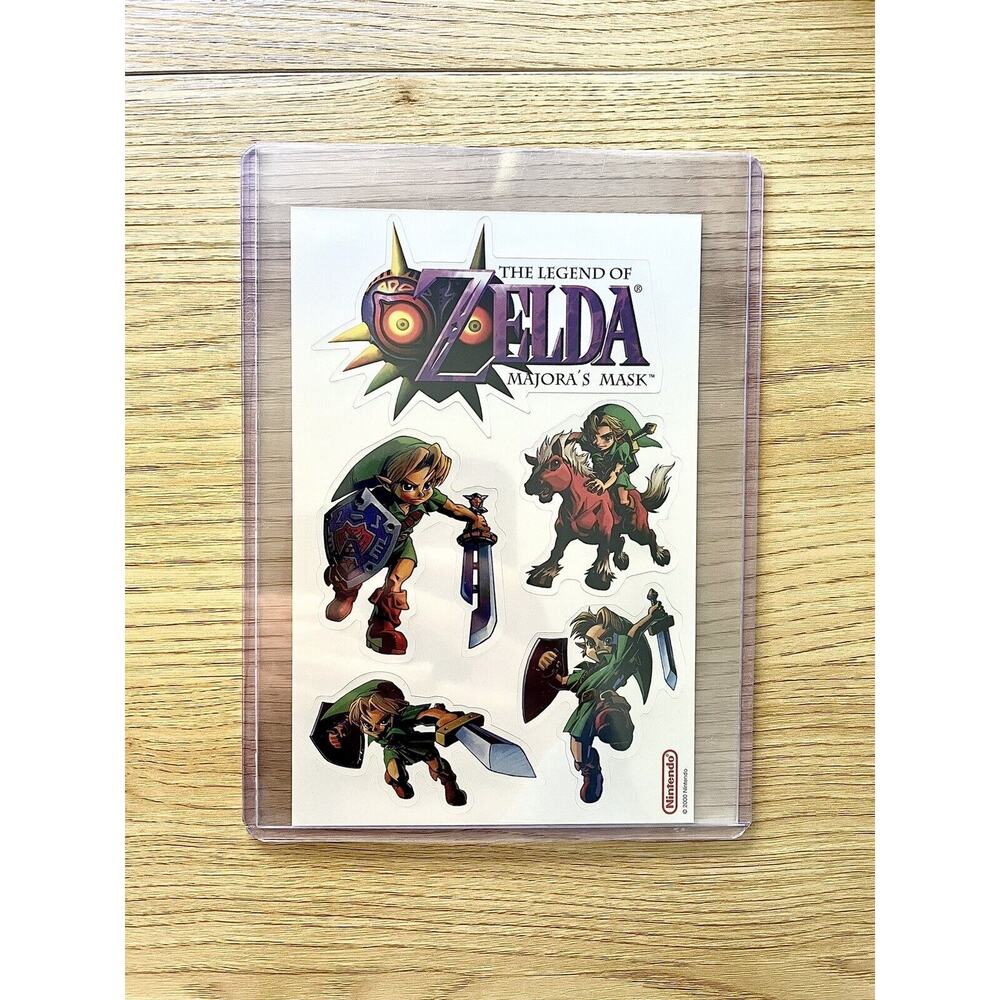 Legend of Zelda Majora's Mask Toys r Us Promo Stickers Nintendo 64 N64 VERY RARE